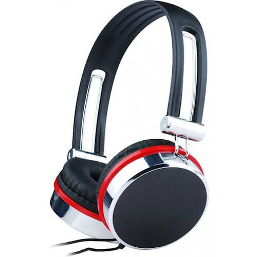 Наушники Gembird MHP-903 Black/Red, Mini jack (3.5 мм), накладные, кабель 1.5 м